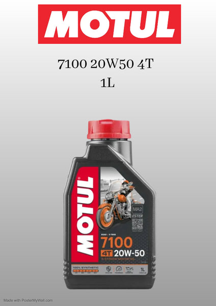 MOTUL 7100 20W50 4T 1L | Just Bike Tyre