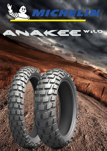 Pneu Michelin Anakee Wild 110/80R19 59R - Pneu Moto Tout Terrain