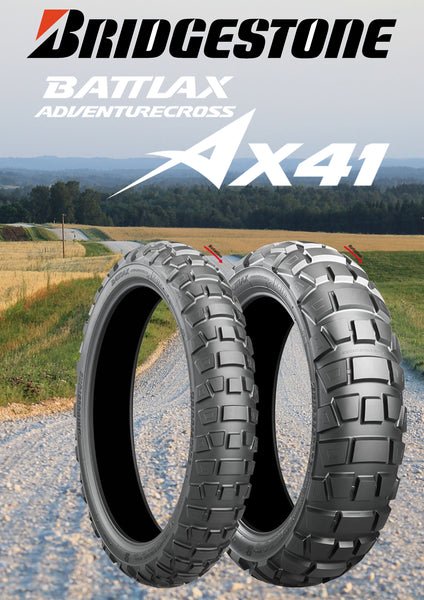 Bridgestone AX41 110/80-19 & 150/70-17 COMBO | Just Bike Tyre