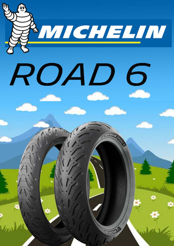 Michelin Road 6 120/70-17 & 180/55-17 COMBO