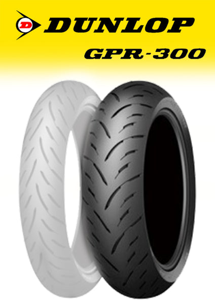 DUNLOP SPORTMAX GPR-300 180/55 ZR 17 ③ Par Pneus Dunlop Sportmax Gpr-300 120/70-zr17 + 180/55-zr17