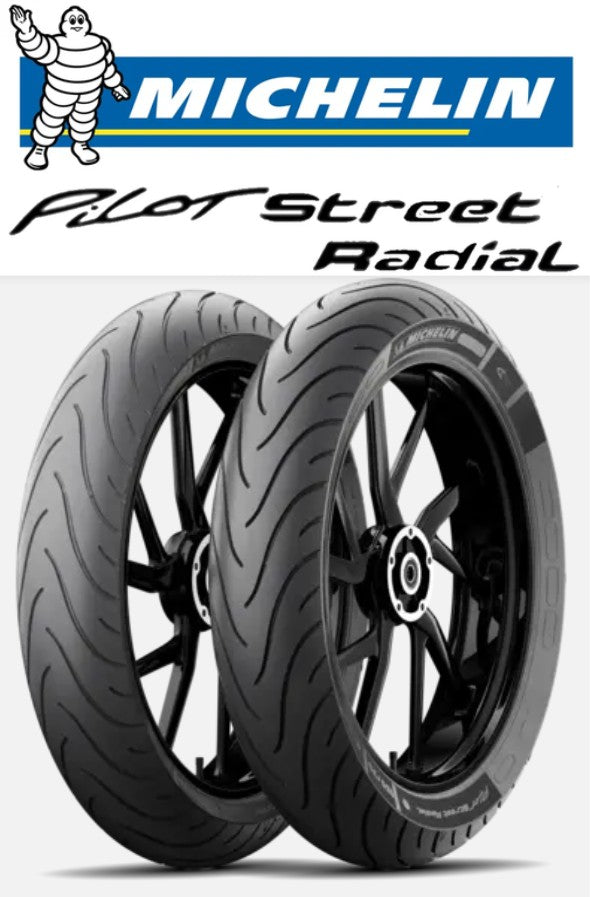 Michelin Pilot Street Radial 120/70-17 & 160/60-17 COMBO