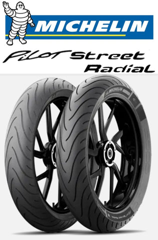 Michelin Pilot Street Radial 120/70-17 & 160/60-17 COMBO
