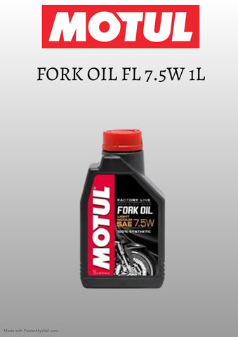 MOTUL FORK OIL FL 7.5W 1L