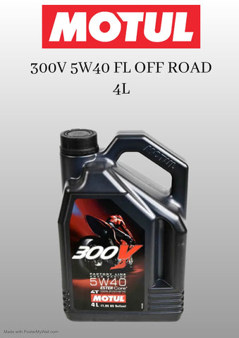 MOTUL 300V 5W40 FL OFF ROAD 4L