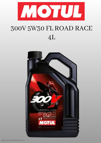 MOTUL 300V 5W30 FL ROAD RACE 4L