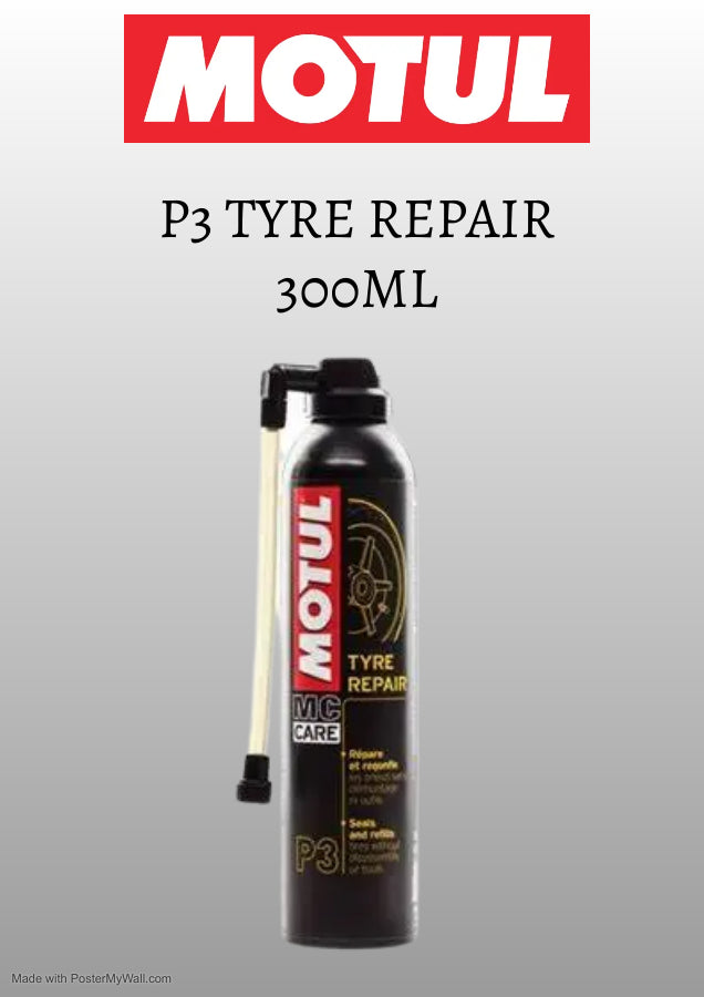 MOTUL P3 TYRE REPAIR 300ML Just Bike Tyre
