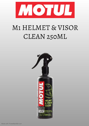 MOTUL M1 HELMET & VISOR CLEAN 250ML