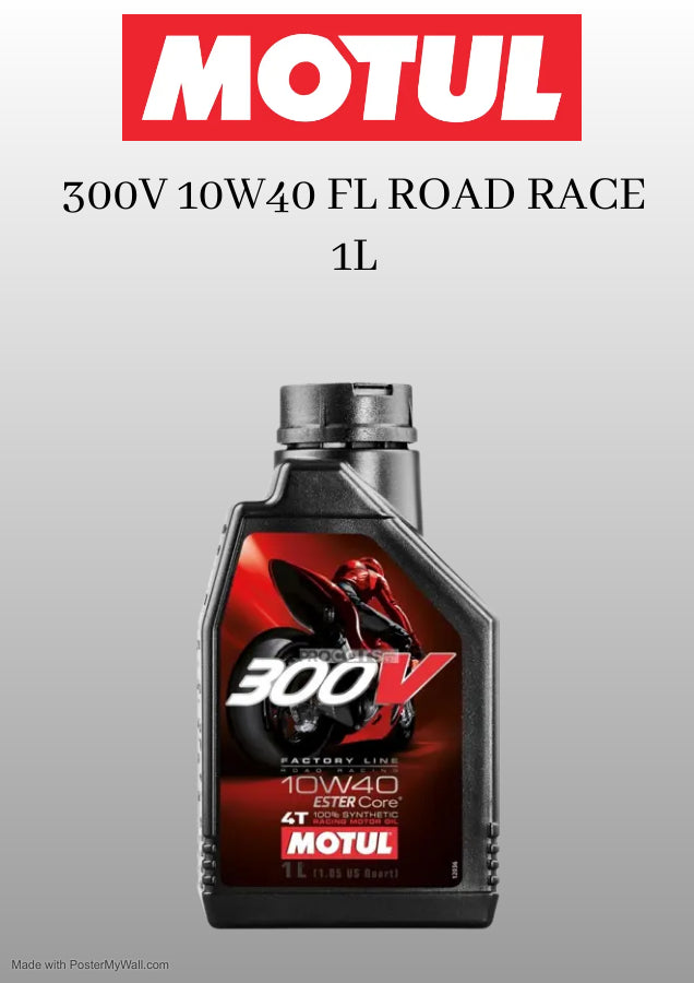 MOTUL 300V 10W40 FL ROAD RACING (ESTER CORE) 1L