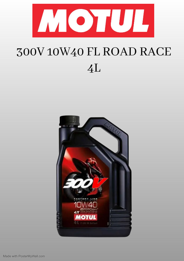 MOTUL 300V 10W40 FL ROAD RACE 4L