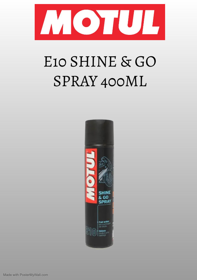 MOTUL E10 SHINE & GO SPRAY 400ML