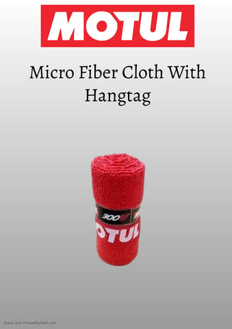 MOTUL Micro Fiber Cloth With Hangtag