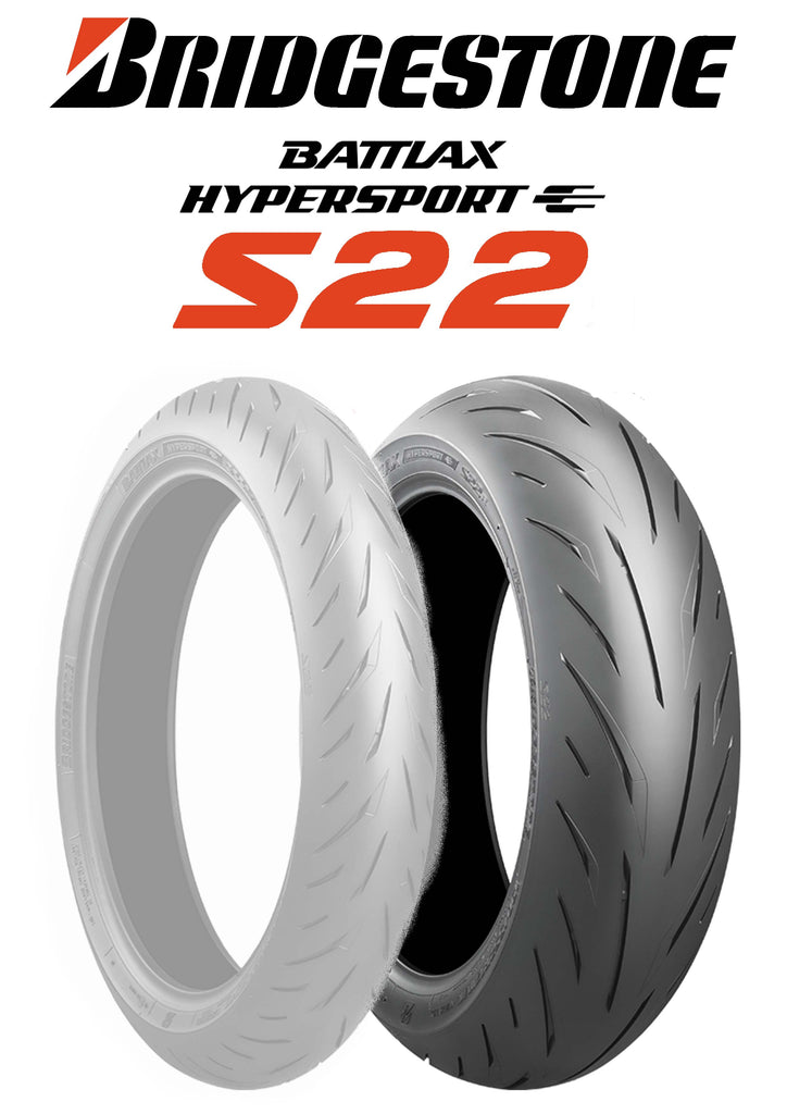 Pneu moto route Bridgestone S22 190/55ZR17 S22 (75W) TL arrière Pneu moto route Bridgestone S22 190/55ZR17 S22 (75W) TL arrière