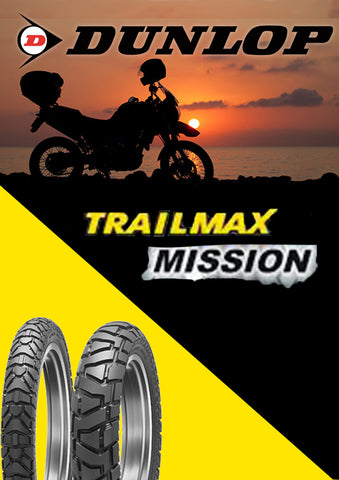 DUNLOP TRAILMAX MISSION 110/80-19 & 150/70-17 COMBO